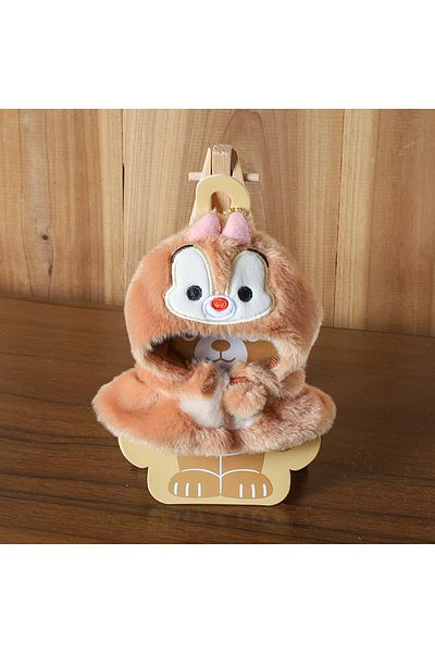 Miniso No Doll 02 Disney Doll Cosplay Clothes Accessory Kawaii Anime Pooh Bear Chip Dale Cape Cute Cartoon