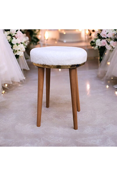 T.ipekli Puf berjer yuvarlak puf kedi yatağı koltuk çay seti makyaj masası sandalye çocuk pufu