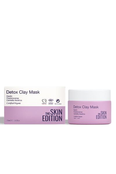 The Skin Edition Organic Certified Kaolin Clay Mask 50 ml |   Anti-Blackhead, Pore Purifying, Balancing