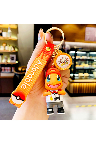 Takara Tomy سلسلة مفاتيح بوكيمون تشارمندر، شخصيات أنمي، بيكاتشو، سلسلة مفاتيح...