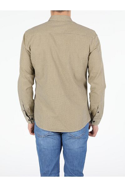 Colin's Cămașă Slim Fit Cămașă Sari cu mânecă lungă pentru bărbați