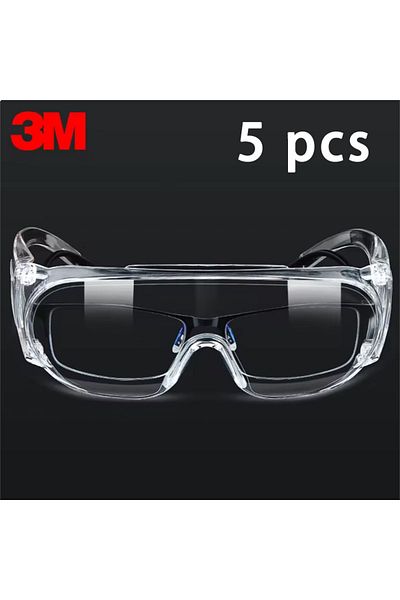 3M 1611hc-5pcs 1611hc Protective Glasses Genuine Security Safety Glasses Anti-shock Anti-scratch F