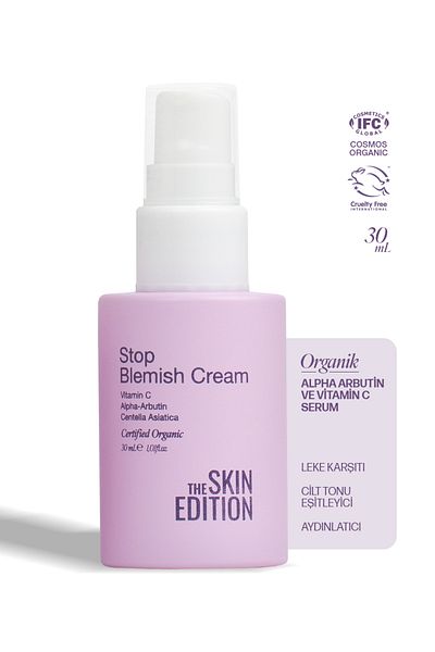 The Skin Edition Organic Certified Alpha Arbutin and Vitamin C Serum 30 ml - Anti-Blemish, Tone Equalizer, Brightening