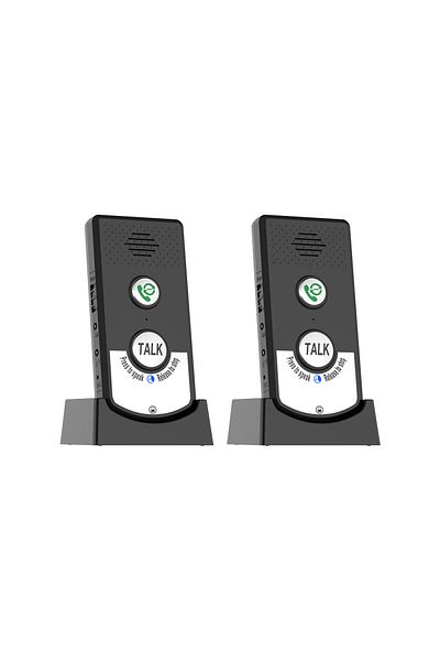 Choice Black 2 Pack H8-2t Intercoms Wireless For Home Voice Caller Home Ultra Long Distance Portable Wirele