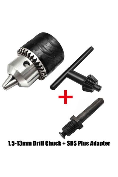 Choice Chuck And Sds-plus 1.5-13mm Drill Chuck,1/2-20unf Mount Impact Driver Bits Chuck Conversion Hex Shan