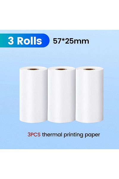 Choice 3 Normal 57mm Rolls Mini Printer Thermal Paper Label Sticker Self-adhesive Printing Paper For Mini P