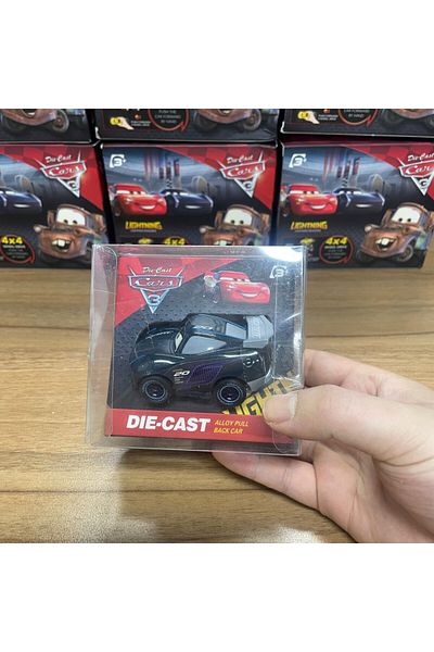 Disney Black Pixar Cars 3 Die-cast Car Model Lightning Mcqueen Mini 6pcs Gift Set Cartoon Pull-back
