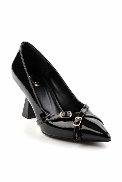 Bambi Siyah Kadın Klasik Topuklu Ayakkabı K01231401408