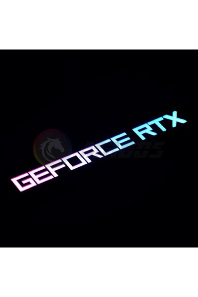 Choice لوحة جانبية لبطاقة الرسومات Geforce Rtx RGB RTX Amd Geforce Gpu Modify 5v 3pin Argb Aura Sync Pc Case D