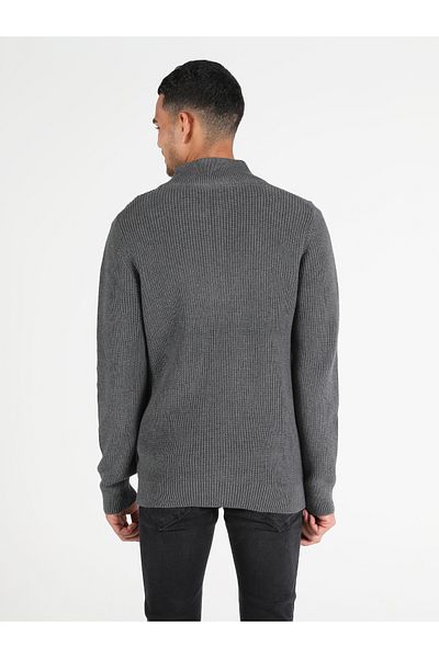 Colin's Slim Fit Men's Gray Cardigan