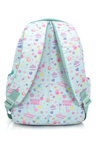 Wia Original Premium Comfort Model Waterproof Two Main Compartment Primary School 3-Piece School Backpack Set