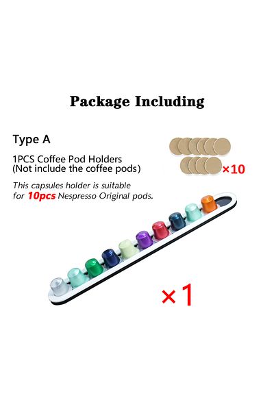 Choice Type-a Multi Types Coffee Capsules Holder Drawer Organizer Tray Compatible With Nespresso/vertuoline