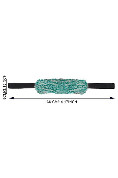 Choice Green Auto Wheel Wash Towel Brush Car Double-sided Long Belt Cleaning Towel Microfiber Coral Plush W