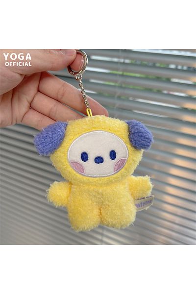 Choice Chimmy 8cm Kawaii Bt21 Small Animal Mini Cooky Rj Tata Plush Keychain Knapsack Pendant Cartoon New P