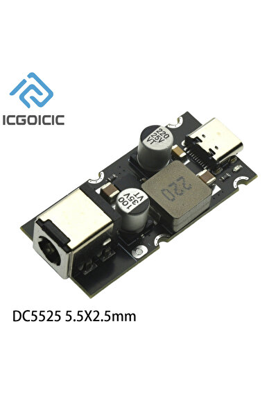 ICGOICIC وحدة شحن سريع DC5525، مقاس 5.5 × 2.5 مم، تدعم الشحن السريع QC4.0 و Q...