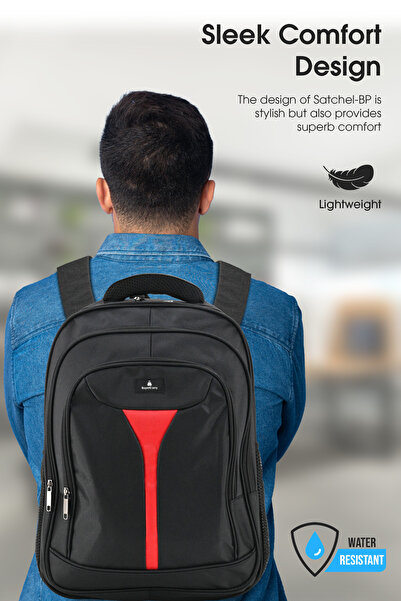 Royal Carry Rc-030 18-inch Lightweight Laptop Backpack | Water-resistant Durable Black Polyester