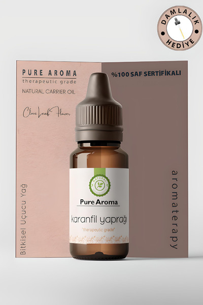 Pure Aroma زيت ورق القرنفل النقي المعتمد 100% - زيت ورق القرنفل 10 مل