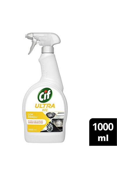 Cif Ultra Güç Çok Amaçlı Sprey Yağ Ve Kir Sökücü 1000 ml