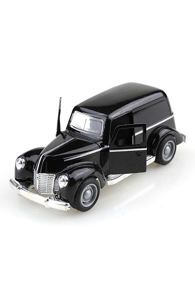 Choice Black(BAGGED) Mini Retro Alloy Classic Car Model 1:38 Simulation Metal Pull-back Diecast Car Model K