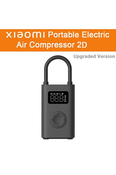 Xiaomi 2d Upgraded Version 2024 Upgrade Mini Portable Air Pump 2 Mijia Electric Air Compressor Infla