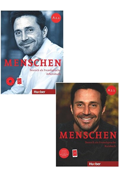Hueber Yayınları Menschen A2.1 : Kursbuch + Arbeitsbuch Mit Online Ar + Audio-CD