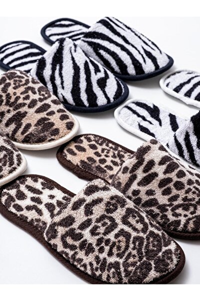 Ender Home Αντιολισθητική πετσέτα με στάμπα με κλειστό κλείσιμο - Παντόφλες μπάνιου, σπιτιού, ξενοδοχείου