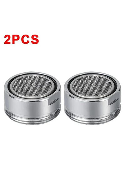 Choice 2pcs Aerators Brass Water Saving Faucet Tap Aerator Replaceable Filter Mixed Nozzle 24mm Thread Bath