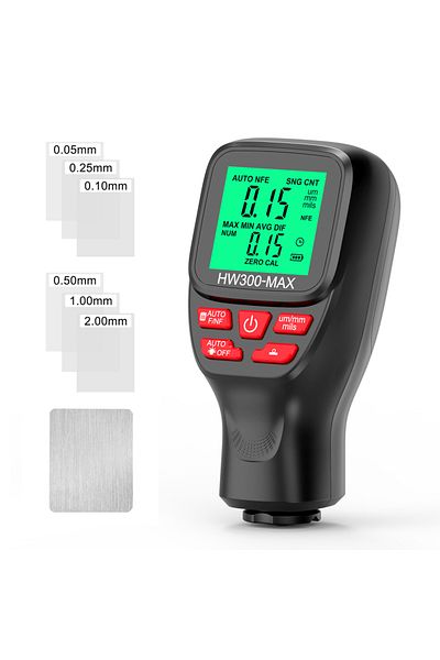 Choice Black Hw300-max Car Paint Thickness Gauge 0-2000um Coating Meter Automotive Coating Thickness Tester