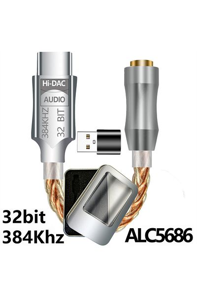 Choice Alc5686 Pink Alc5686 Cx31993 Hifi Dac Usb Type C To 3.5mm Aux Digital Audio Cable Dac For Android Ty