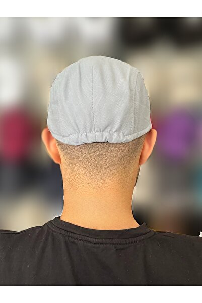 ZERAMİNE London Cap Hat Elastic Summer Gray