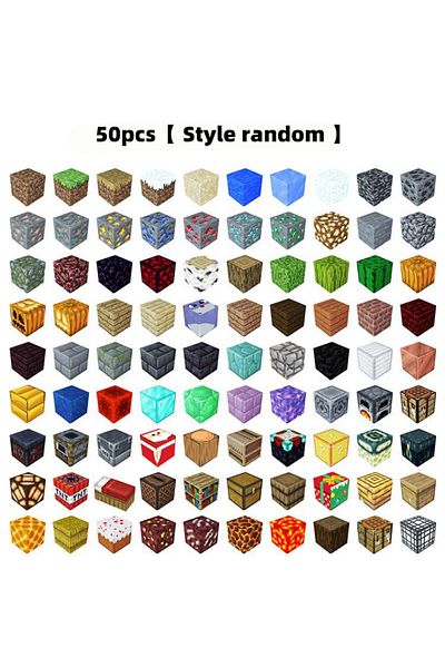 Choice 50 Pcs Magnetic Building Blocks Toy Building Blocks Full Set Of Children's Diy Assembly Toy Building