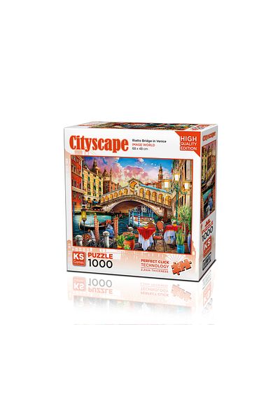 Ks Games Riatto Bridge in Venice 1000 Piece Puzzle