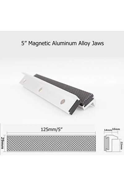 Choice LTL3B05 Vise Magnetic Protective Cover 2.5-8'' Jaws Protect Cover Alum...