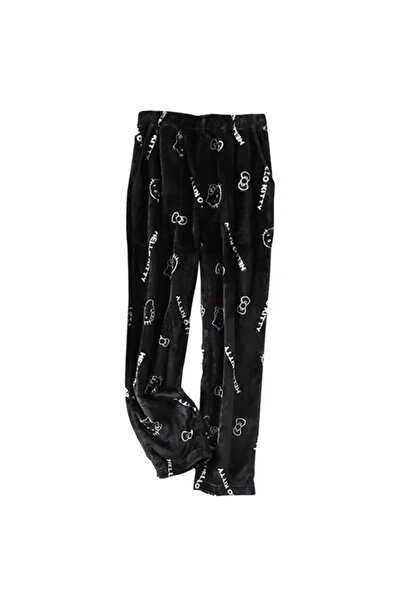 Choice27 مقاس L (47-55 كجم) بيجاما سوداء من سانريو هيلو كيتي لعيد الميلاد، بن...