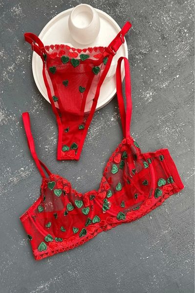 gc gece incisi Heart Bra Set