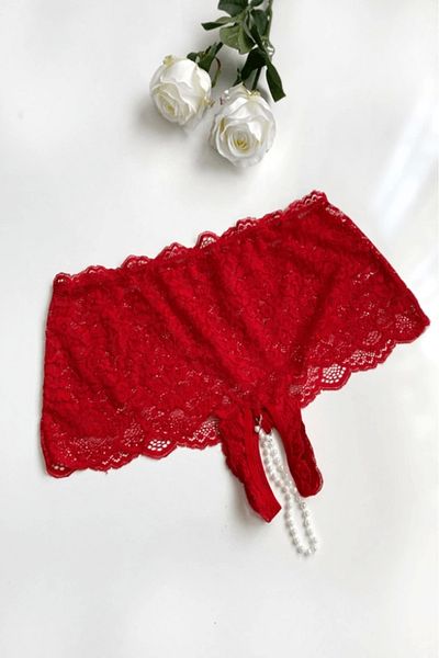 gc gece incisi Plus Size Pearl Detailed String