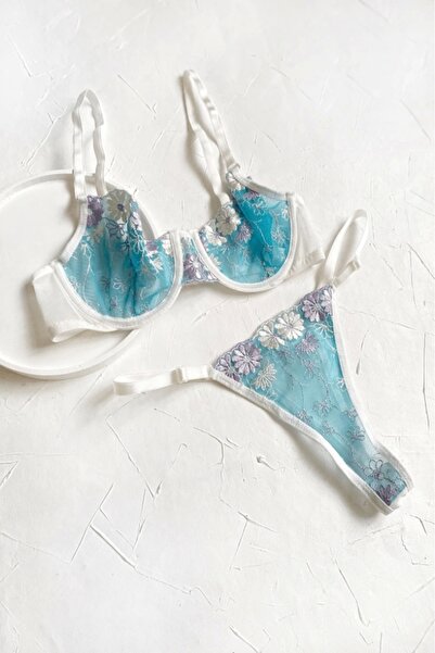 Gece İncisi Комплект мереживних бюстгальтерів на кісточках