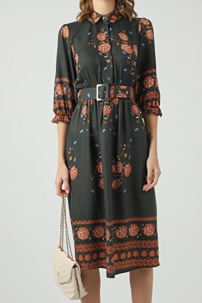 Swass Πράσινο φλοράλ φόρεμα