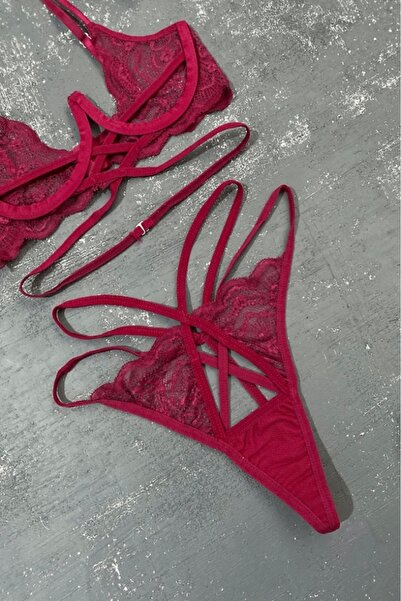 gc gece incisi Σετ σουτιέν με σχοινί με λεπτομέρειες