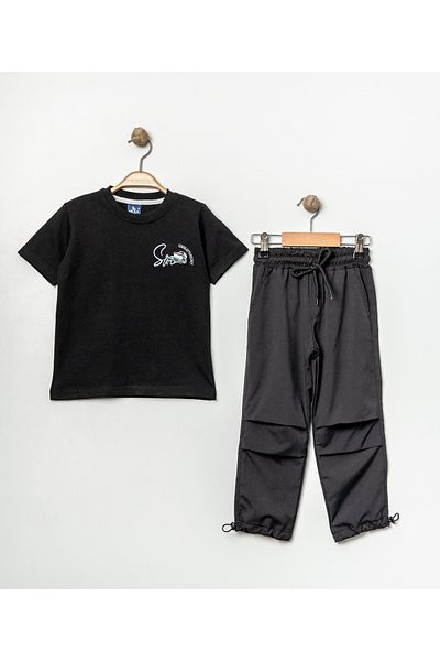 e-çocuk Boy's Tağıç 60283 Chest and Back Printed