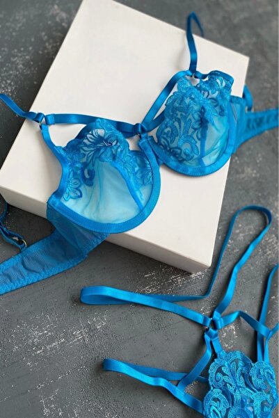 Gece İncisi Комплект мереживних бюстгальтерів на кісточках