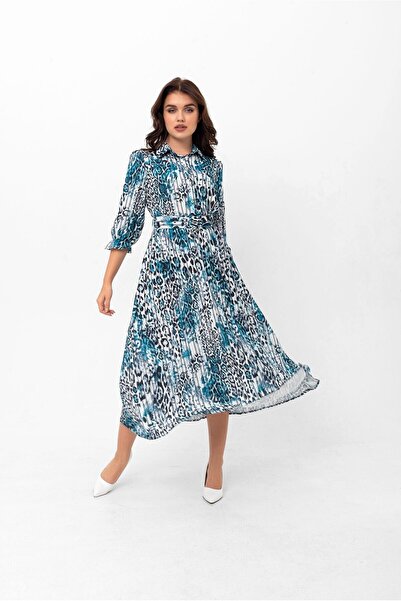 Swass Rochie plisată cu model