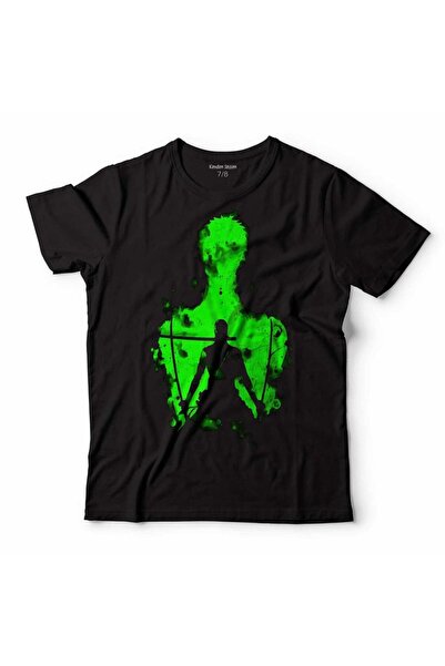 Kendim Seçtim Μακρυμάνικο μπλουζάκι με λογότυπο One Pıece Zoro Roronoa Παιδικ...