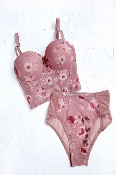 gc gece incisi Набір бюстгальтерів з квітковим візерунком