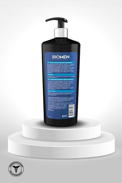 Biomen Menthol&Zinc Anti-Dandruff Refreshing Shampoo 1 L