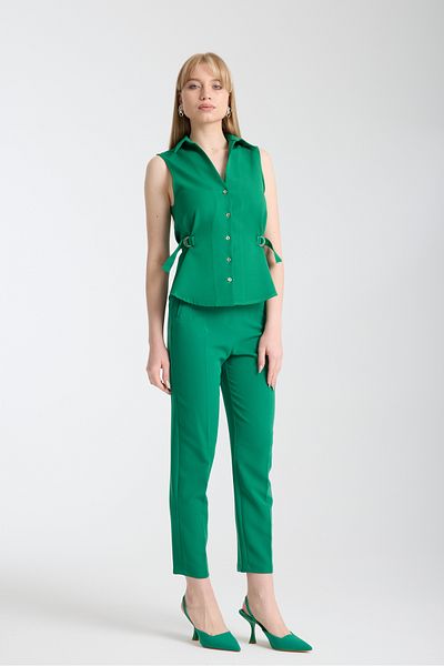 Swass D Buckle Detailed Vest Green