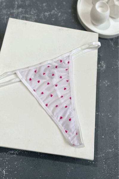 gc gece incisi Heart and Stone Detailed Tulle String