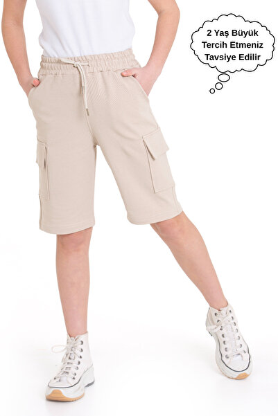 ASYAKİDS CLUB Κοριτσίστικο καλοκαιρινό χτενισμένο βαμβακερό αθλητικό κάπρι με...