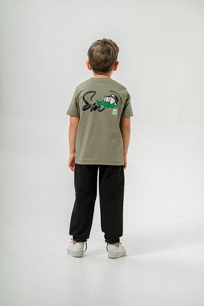 e-çocuk Boy's Tağıç 60283 Chest and Back Printed