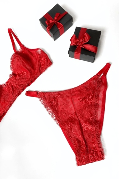 gc gece incisi Floral Embroidered Bra Set